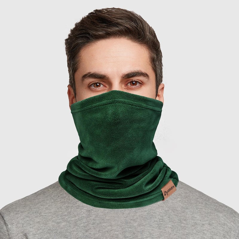 Dymex Winter Neck Warmer Gaiter Fleece Neck Cover Cotton Balaclava Windproof Face Cover Mask for Women Men - Image 2
